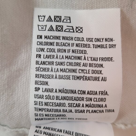 American Eagle Palm Tree Print Button-Up Shirt - Men's Small - Picture 13 of 13